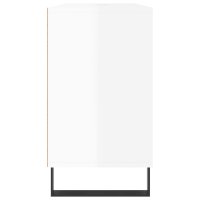 vidaXL Badschrank Hochglanz-Weiß 80x33x60 cm Holzwerkstoff