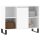 vidaXL Badschrank Hochglanz-Weiß 80x33x60 cm Holzwerkstoff