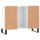 vidaXL Badschrank Hochglanz-Weiß 80x33x60 cm Holzwerkstoff