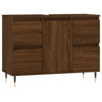 vidaXL Badschrank Braun Eichen-Optik 80x33x60 cm...