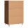 vidaXL Highboard Braun Eichen-Optik 57x35x90 cm Holzwerkstoff