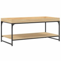 vidaXL Couchtisch Sonoma-Eiche 100x49x45 cm Holzwerkstoff