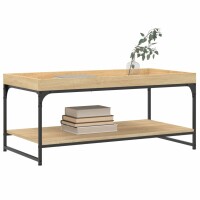 vidaXL Couchtisch Sonoma-Eiche 100x49x45 cm Holzwerkstoff