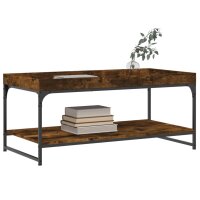 vidaXL Couchtisch R&auml;uchereiche 100x49x45 cm Holzwerkstoff