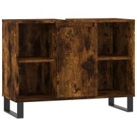 vidaXL Badschrank Räuchereiche 80x33x60 cm...