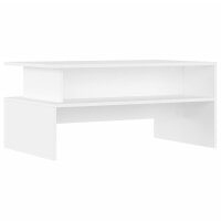 vidaXL Couchtisch Weiß 90x55x42,5 cm Holzwerkstoff