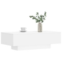 vidaXL Couchtisch Wei&szlig; 100x49,5x31 cm Holzwerkstoff