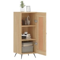 vidaXL Sideboard Sonoma-Eiche 34,5x34x90 cm Holzwerkstoff