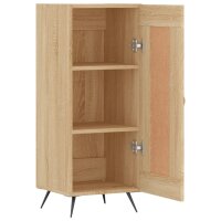 vidaXL Sideboard Sonoma-Eiche 34,5x34x90 cm Holzwerkstoff