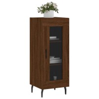 vidaXL Sideboard Braun Eichen-Optik 34,5x34x90 cm Holzwerkstoff