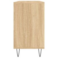 vidaXL Badschrank Sonoma-Eiche 80x33x60 cm Holzwerkstoff