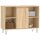 vidaXL Badschrank Sonoma-Eiche 80x33x60 cm Holzwerkstoff