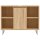 vidaXL Badschrank Sonoma-Eiche 80x33x60 cm Holzwerkstoff