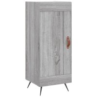 vidaXL Sideboard Grau Sonoma 34,5x34x90 cm Holzwerkstoff