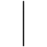 vidaXL Kopfteil Metall Schwarz 200 cm