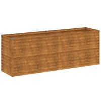 vidaXL Hochbeet 196x50x69 cm Cortenstahl