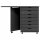 vidaXL Rollschrank mit Schreibtisch MOSS Grau Massivholz Kiefer