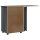 vidaXL Rollschrank mit Schreibtisch MOSS Grau Massivholz Kiefer