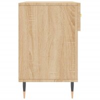 vidaXL Schuhbank Sonoma-Eiche 102x35x55 cm Holzwerkstoff