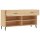 vidaXL Schuhbank Sonoma-Eiche 102x35x55 cm Holzwerkstoff