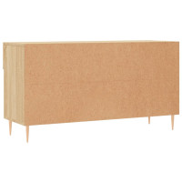 vidaXL Schuhbank Sonoma-Eiche 102x35x55 cm Holzwerkstoff