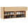 vidaXL Schuhbank Sonoma-Eiche 102x35x55 cm Holzwerkstoff