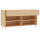 vidaXL Schuhbank Sonoma-Eiche 102x35x55 cm Holzwerkstoff