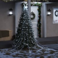 vidaXL Weihnachtsbaum-Beleuchtung 320 LEDs Kaltweiß...
