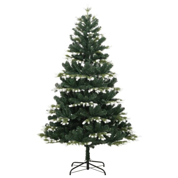 vidaXL K&uuml;nstlicher Weihnachtsbaum Klappbar Beschneit 150 cm