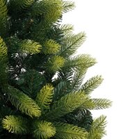 vidaXL K&uuml;nstlicher Weihnachtsbaum Klappbar mit St&auml;nder 210 cm