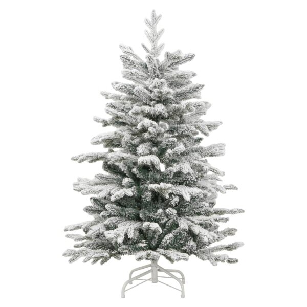 vidaXL K&uuml;nstlicher Weihnachtsbaum Klappbar Beschneit 150 cm