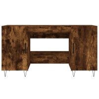 vidaXL Schreibtisch R&auml;uchereiche 140x50x75 cm Holzwerkstoff