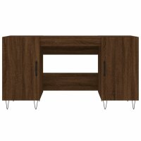 vidaXL Schreibtisch Braun Eichen-Optik 140x50x75 cm Holzwerkstoff