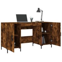 vidaXL Schreibtisch R&auml;uchereiche 140x50x75 cm Holzwerkstoff