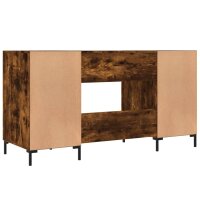 vidaXL Schreibtisch R&auml;uchereiche 140x50x75 cm Holzwerkstoff