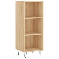 vidaXL Highboard Sonoma-Eiche 34,5x32,5x180 cm Holzwerkstoff