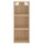 vidaXL Highboard Sonoma-Eiche 34,5x32,5x180 cm Holzwerkstoff