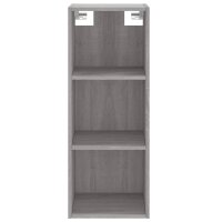 vidaXL Highboard Grau Sonoma 34,5x32,5x180 cm Holzwerkstoff