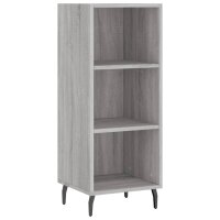 vidaXL Highboard Grau Sonoma 34,5x32,5x180 cm Holzwerkstoff