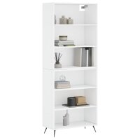 vidaXL Highboard Wei&szlig; 69,5x32,5x180 cm Holzwerkstoff