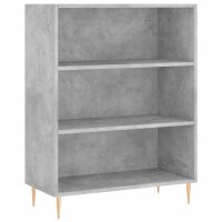 vidaXL Highboard Betongrau 69,5x32,5x180 cm Holzwerkstoff