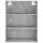 vidaXL Highboard Betongrau 69,5x32,5x180 cm Holzwerkstoff