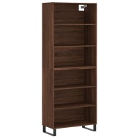 vidaXL Highboard Braun Eichen-Optik 69,5x32,5x180 cm...