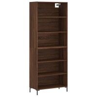 vidaXL Highboard Braun Eichen-Optik 69,5x32,5x180 cm...