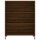 vidaXL Highboard Braun Eichen-Optik 69,5x32,5x180 cm Holzwerkstoff