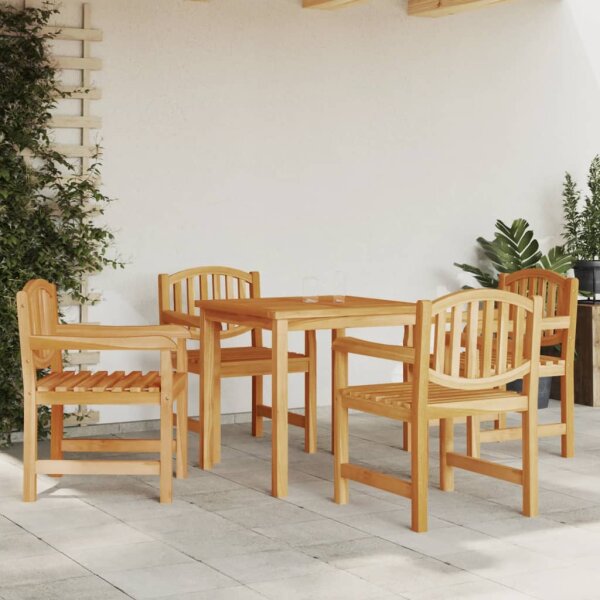 vidaXL Gartenst&uuml;hle 4 Stk. 58x59x88 cm Massivholz Teak