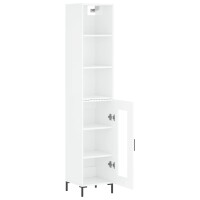 vidaXL Highboard Wei&szlig; 34,5x34x180 cm Holzwerkstoff