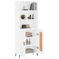 vidaXL Highboard Wei&szlig; 69,5x34x180 cm Holzwerkstoff