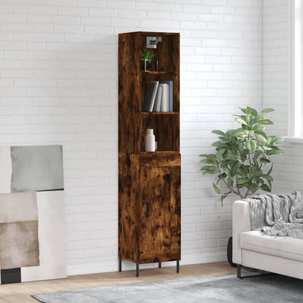 vidaXL Highboard R&auml;uchereiche 34,5x34x180 cm Holzwerkstoff