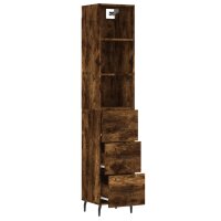 vidaXL Highboard R&auml;uchereiche 34,5x34x180 cm Holzwerkstoff